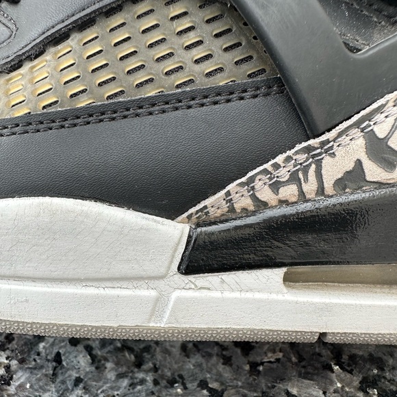 Nike Air Jordan Spizike Black Cement Gray 315371-034 Men's Shoes Size 11. - Picture 9 of 14